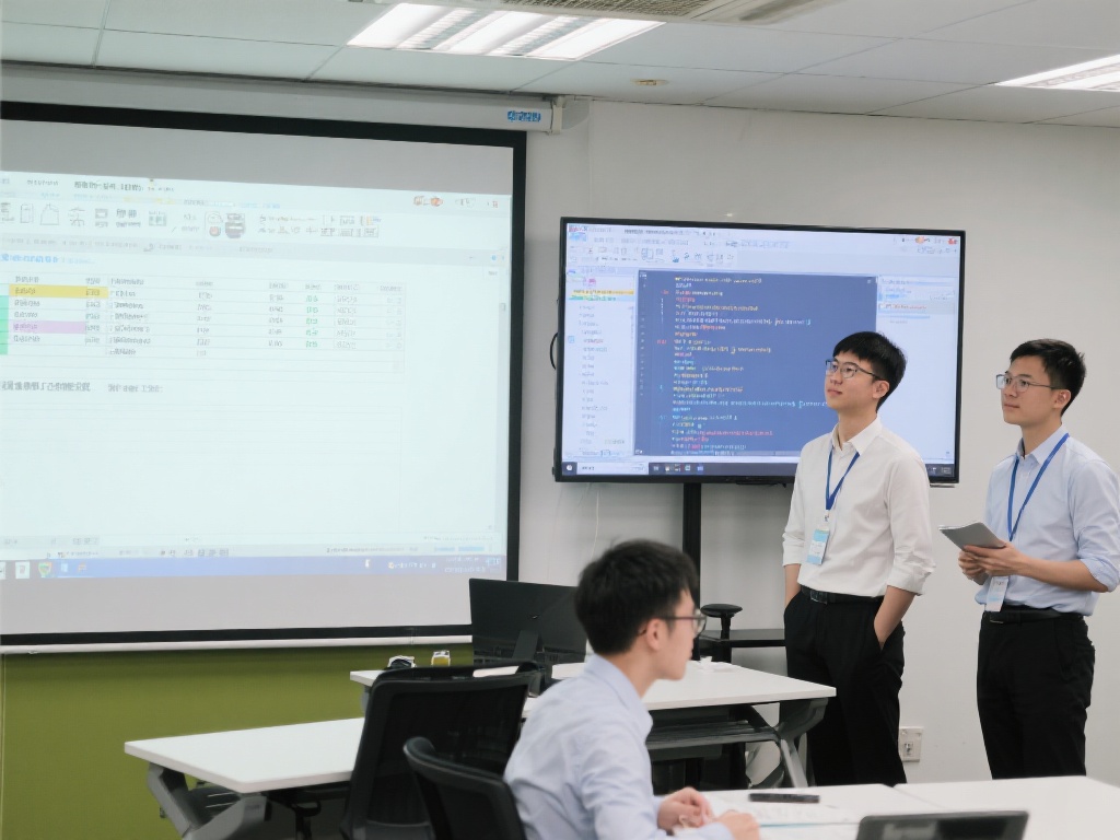 此外，华迪公司还为实习生提供了许多培训机会。我参加