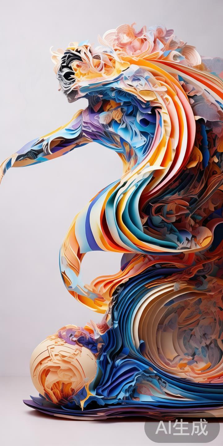 同时，纸艺作为一种传统手工艺术，具有极强的表现力和